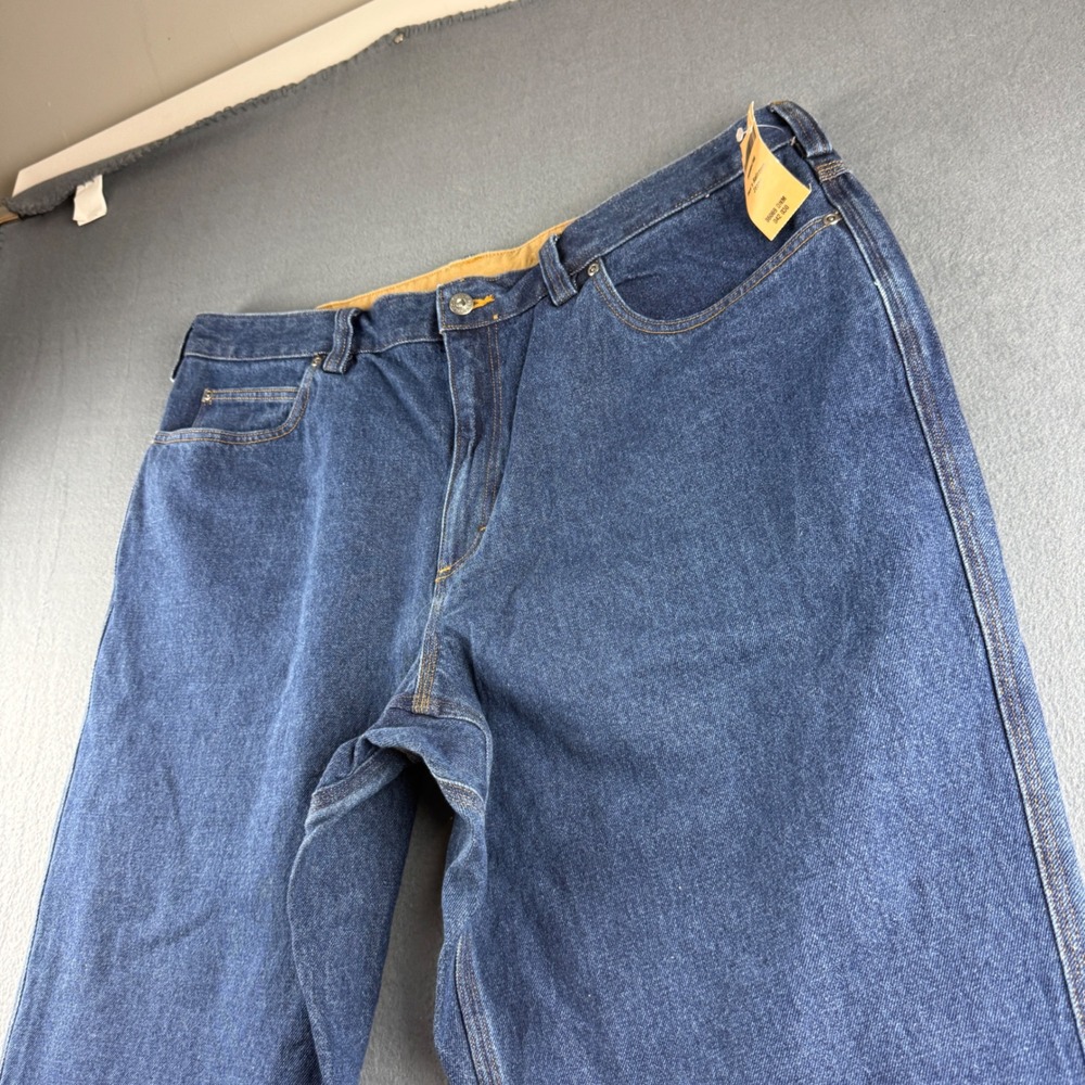 Duluth Trading Co Jeans Men's 42x30 Blue Flex Ballroom Workwear Straight Leg NEW